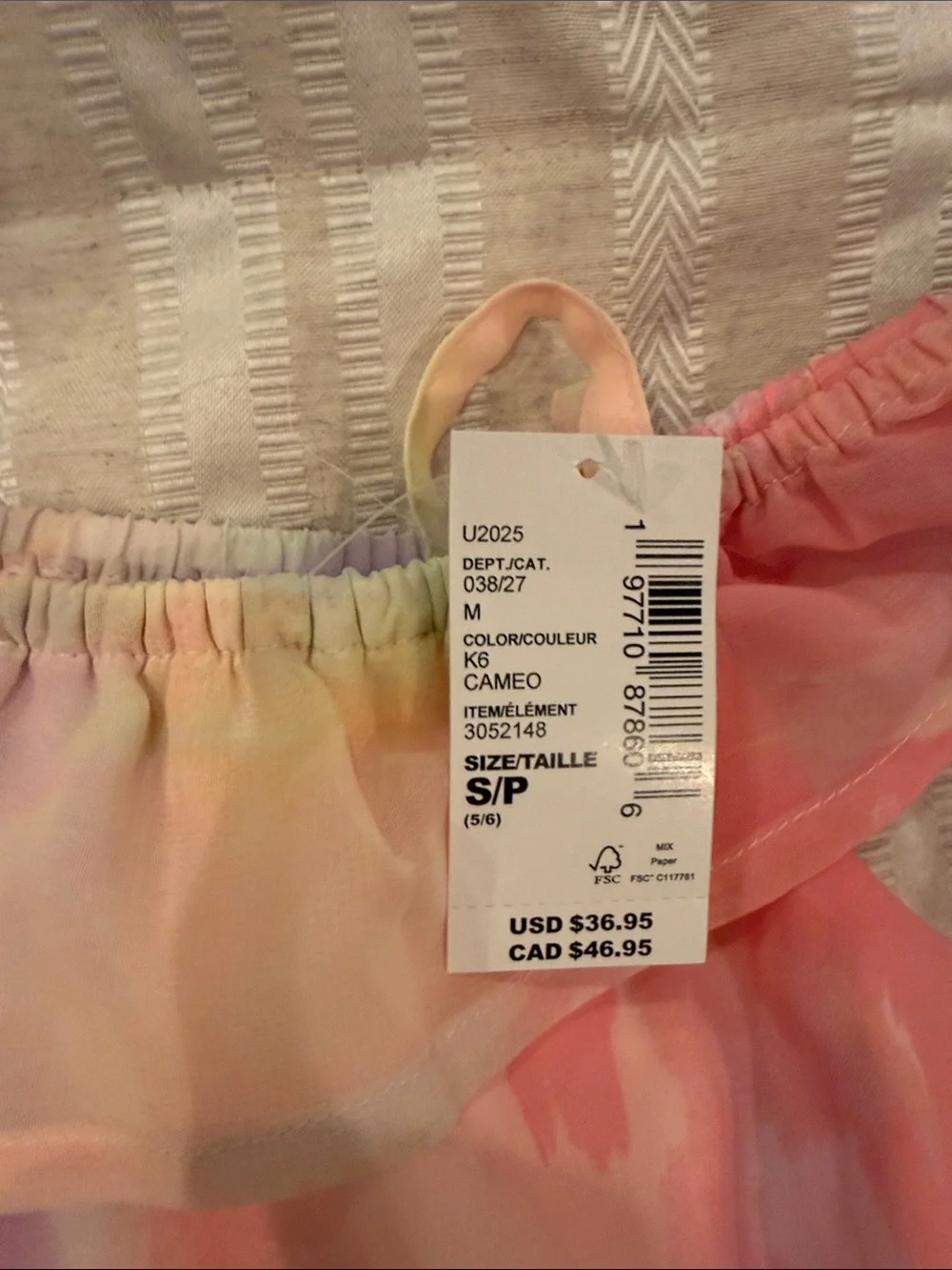 The Children's Place Pastel Watercolor Ruffle Dress - Pink, Purple, Yellow